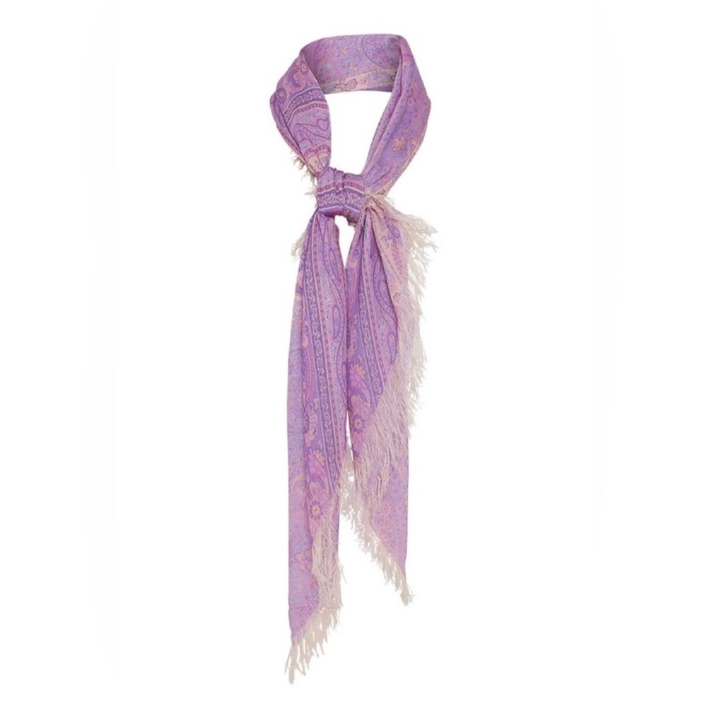 Spell Farrah Head Scarf in Lilac - Picture 5 of 12